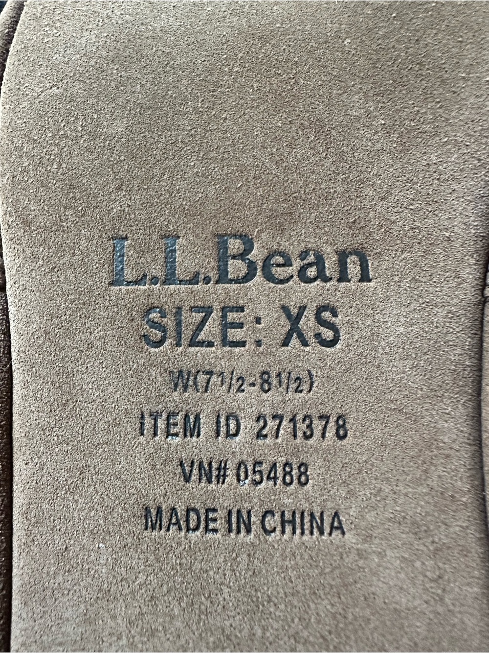 L.L. Bean Cream Cable-Knit Women’s Slipper Socks with Brown Suede Sole - Picture 4 of 6